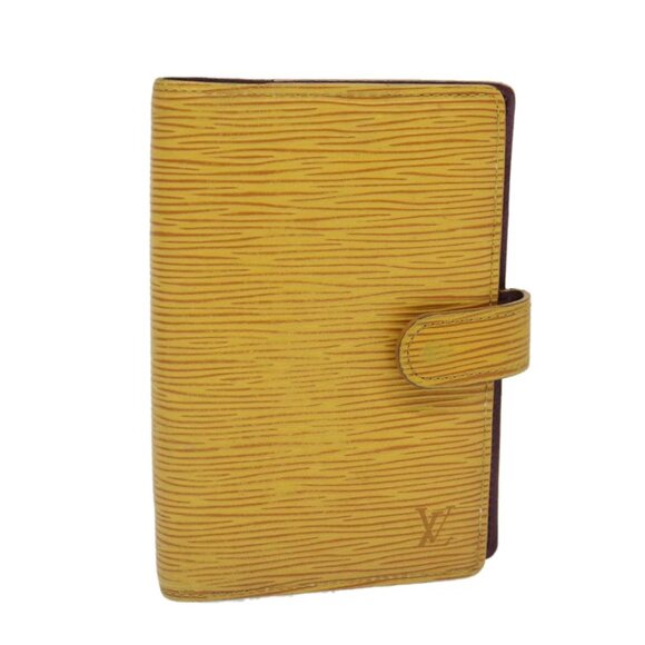 LOUIS VUITTON Epi Agenda PM Day Planner Cover Yellow R20059 LV Auth 69165 - Picture 1 of 16